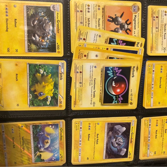 Pokemon Card Collection - Yellow and Black - Picture 1 of 1